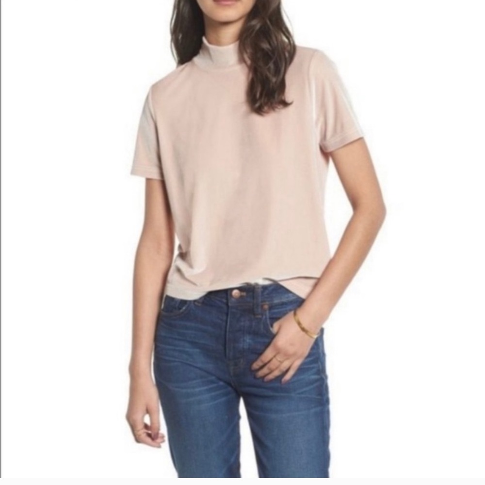 Madewell Velvet Boxy Tee